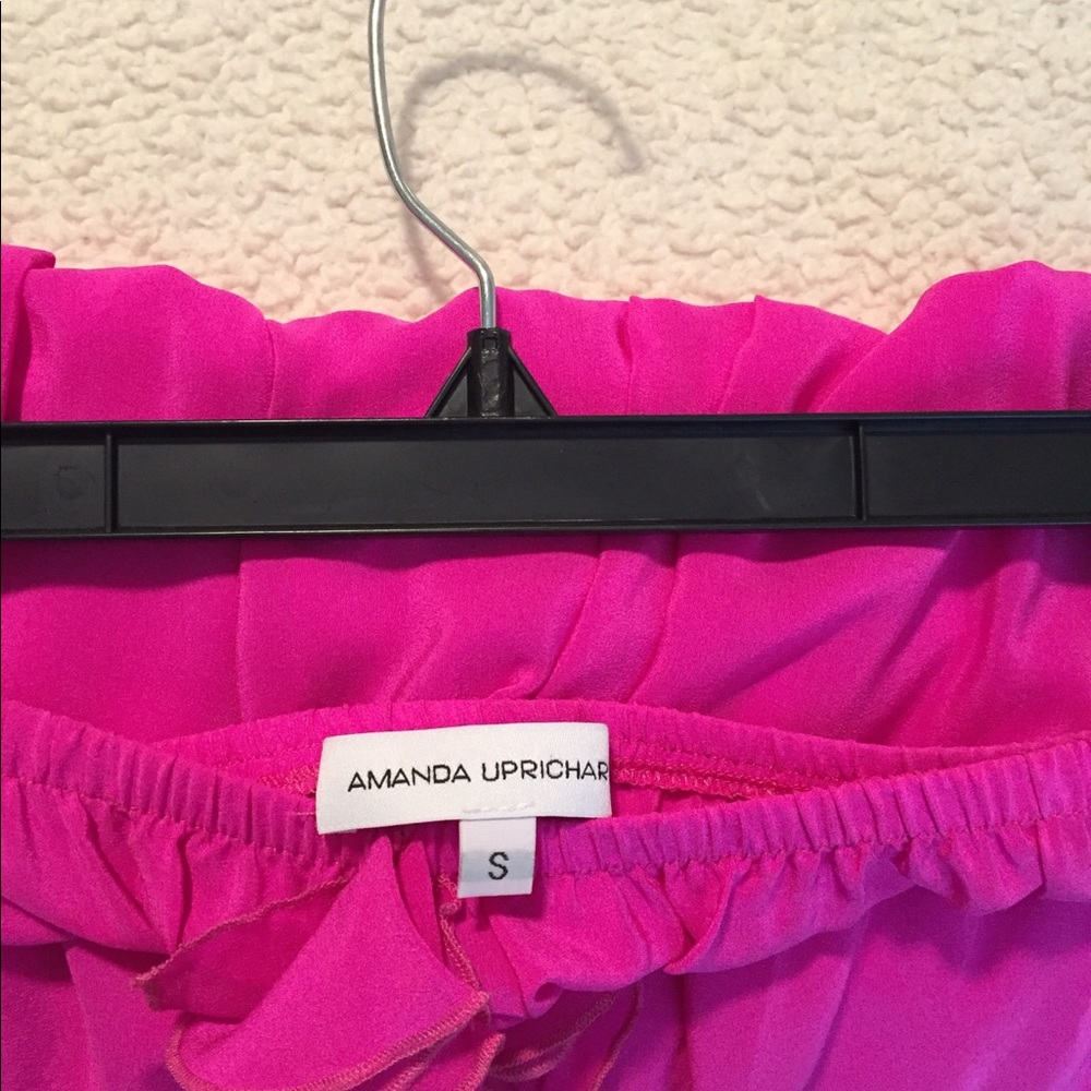 Strapless summer blouse